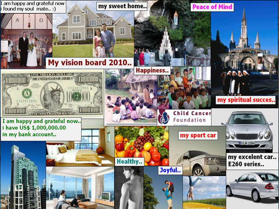 Manifesting Dreams with a Vision Board