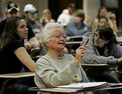 Old Women College Student